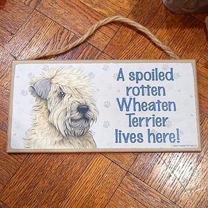 Soft Coated Wheaten Terrier Sign